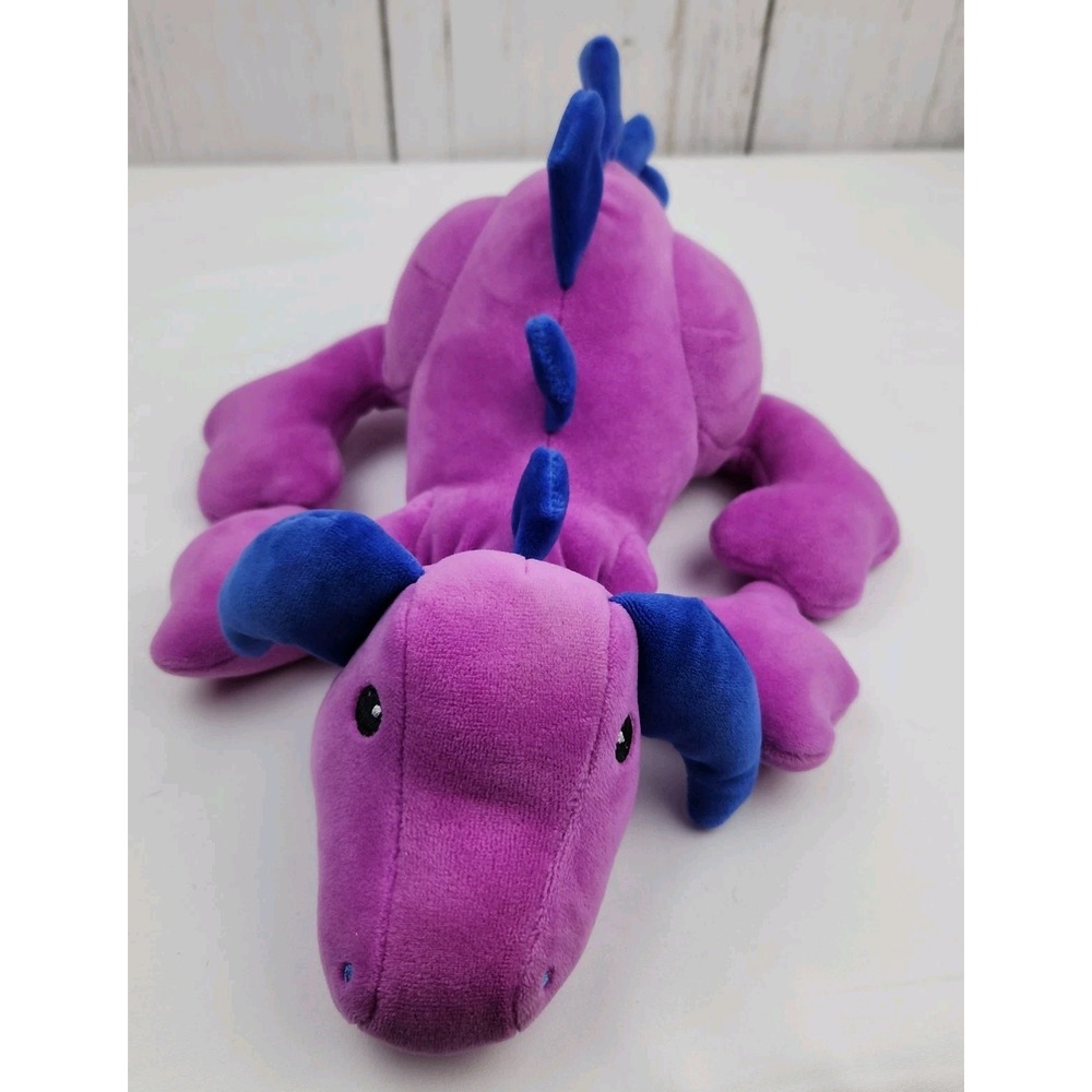 Manhattan Toy Company Hester Dragon Purple Stuffed Plush Soft 14-15" HTF Retired